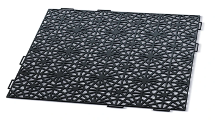 Obrzeże listwa czarna do kratki basenowej ażurowej Mosaic aranzacja