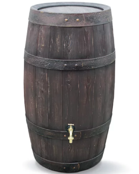 beczka na deszczowke prosperplast barrique 250 l brazowa