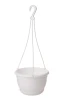 doniczka wiszaca biala form plastic malta 17 cm