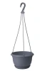 doniczka wiszaca 19 cm antracyt form plastic malta