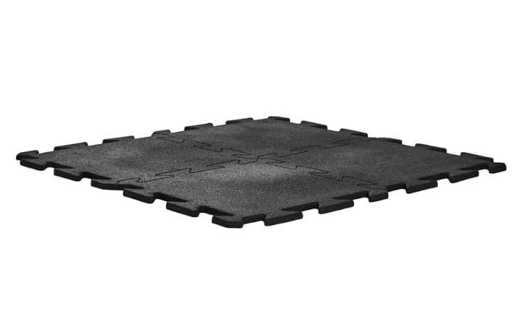 Mata do siłowni 25 mm puzzle czarne 100x100 cm