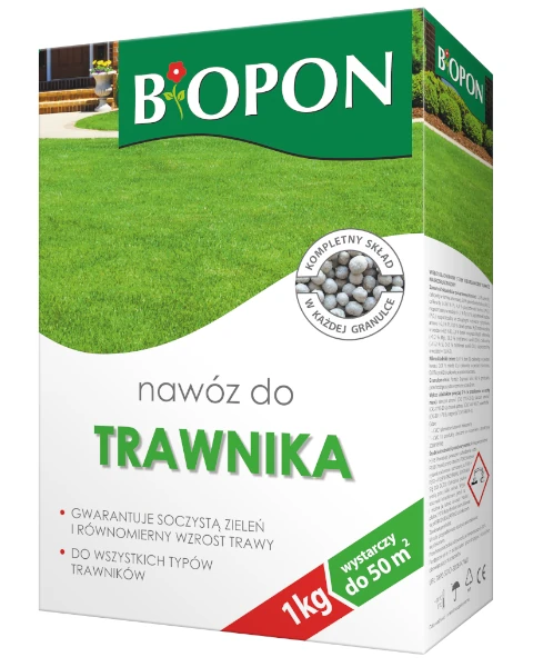 Nawoz do trawnika granulowany 1 kg BOPON
