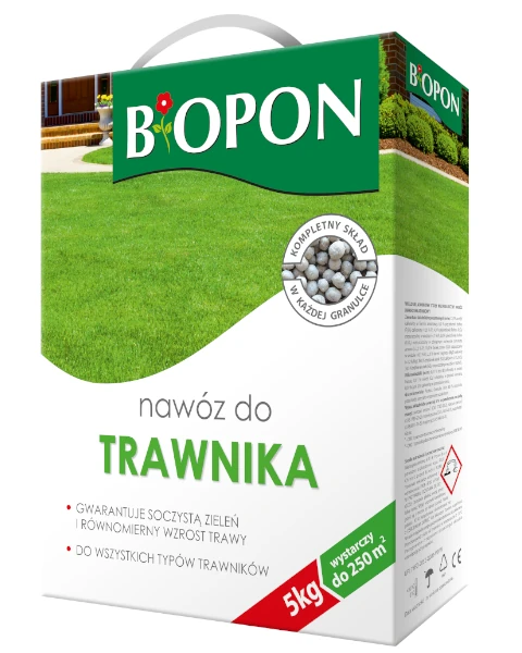 Nawoz do trawników granulowany 5 kg BOPON