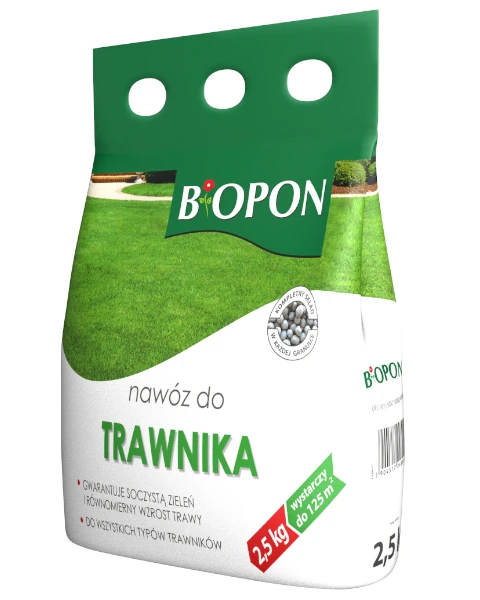 Nawoz do trawnika granulowany 2,5 kg BIOPON.webp