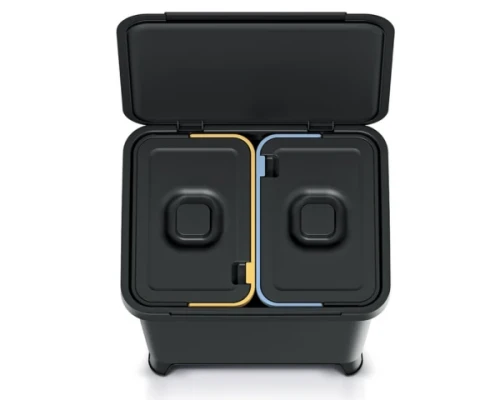 Pojemnik-z-2-koszami-na-smieci-2x10L-z-klapka-czarny-Systema-widok-z-gory