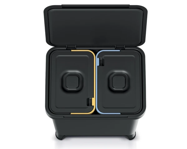 Pojemnik-z-2-koszami-na-smieci-2x10L-z-klapka-czarny-Systema-widok-z-gory