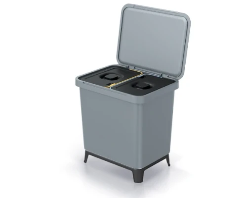 Pojemnik-z-2-koszami-na-smieci-2x10L-z-klapka-szary-Systema.webp