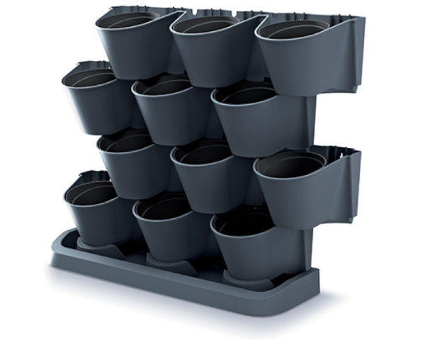 Zielona ściana doniczki 12 x 0,75L ogród werykalny Cascade Garden