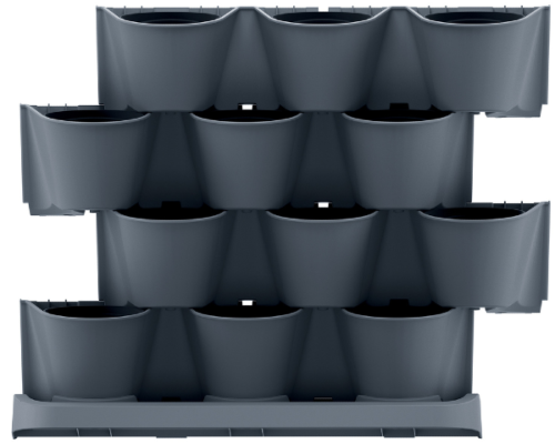 Ogród wertykalny duży stojący Cascade Garden 12 x 0,75 litra