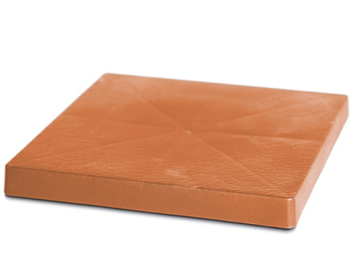 Podstawa pod donicę z kółkami 39cm kwadrat terakota