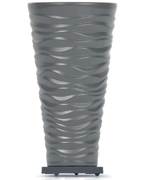 Podstawa pod donicę z kółkami 29,2cm niska terakota