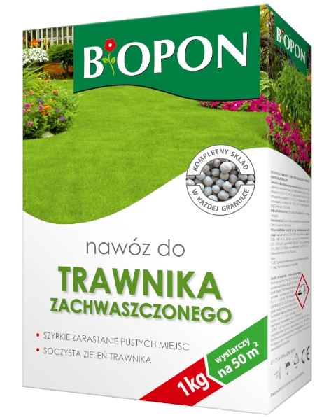 Specjalistyczny nawóz do trawnika zachwaszczonego Bopon, karton 1 kg