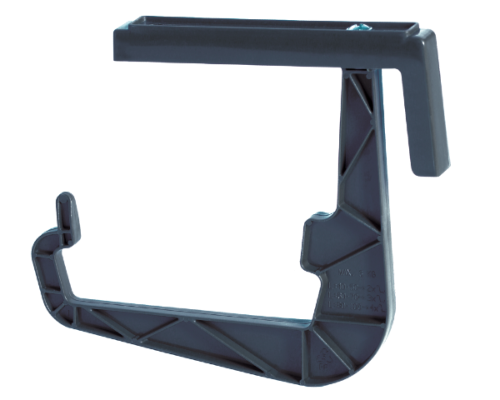 Uchwyt na skrzynkę balkonową antracyt Hangplast.png