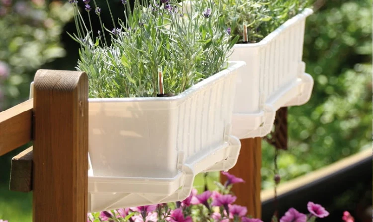 haki na skrzynkę balkonową antracyt Hangplast