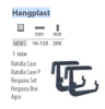 haki na skrzynkę balkonową brązowy Hangplast cechy infografika