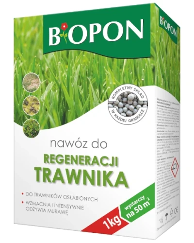Specjalistyczny nawóz do regeneracji trawnika Bopon, karton 1 kg