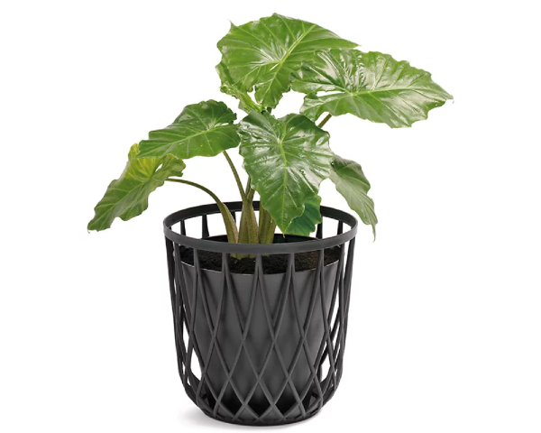 Kosz okrągły stolik 20 litrów wielofunkcyjny szary Uniqubo