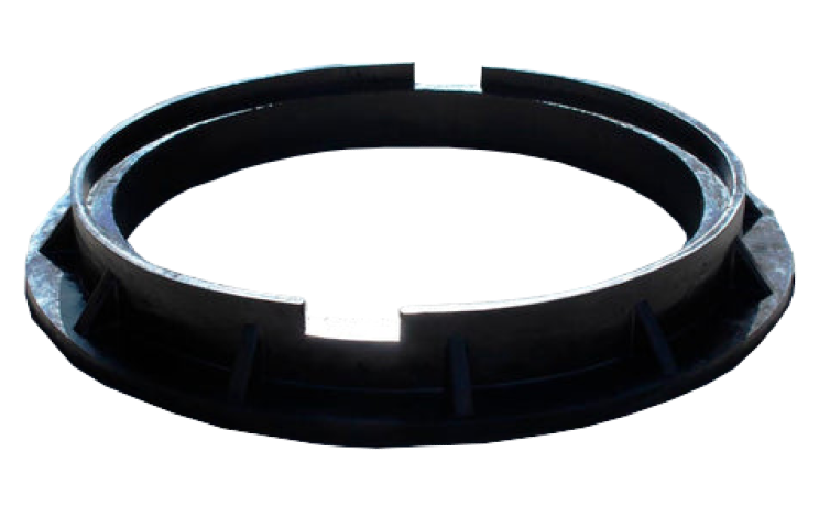 Właz kanalizacyjny plastikowy + kołnierz 60 cm 1,5 tony czarny