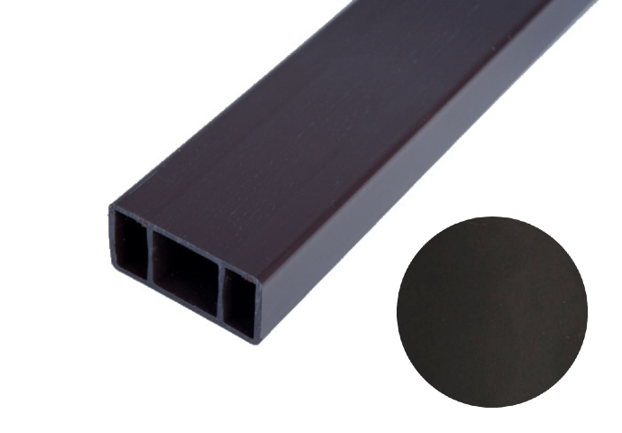 Sztacheta plastikowa 200 cm 54 x 27 mm czarna