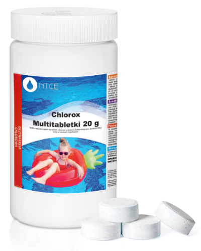 Chlor w tabletkach do basenu 500g Chlorox