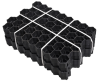 Kratka trawnikowa 60x40x3 cm czarna Ekogrid