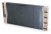 Czarna skrzynia do ogrodu na taras 115 x 47 x 60 cm Boxe Board
