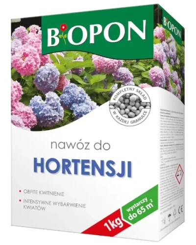 Nawóz mineralny do hortensji BOPON granulat, karton 1 kg