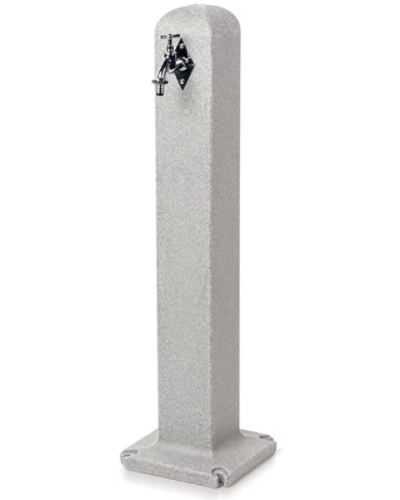 Słupek ogrodowy hydrant z kranikiem 90cm szary jasny Tanker Poller