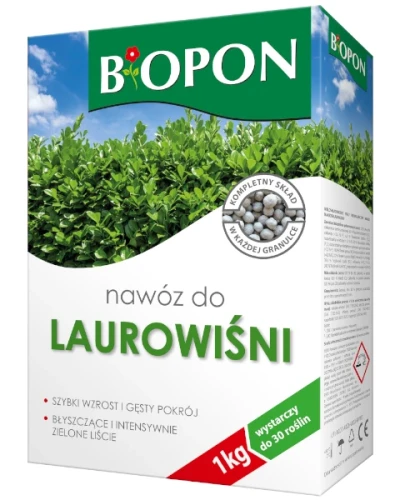 Wzmacniający nawóz do laurowiśni Bopon, karton 1 kg