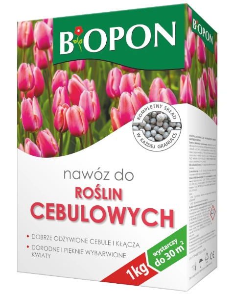 Nawoz do roslin cebulowych BIOPON 1 kg granulowany