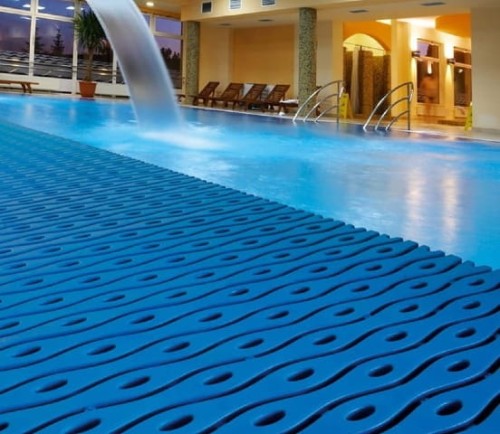 Mata basenowa higieniczna niebieska OTTI