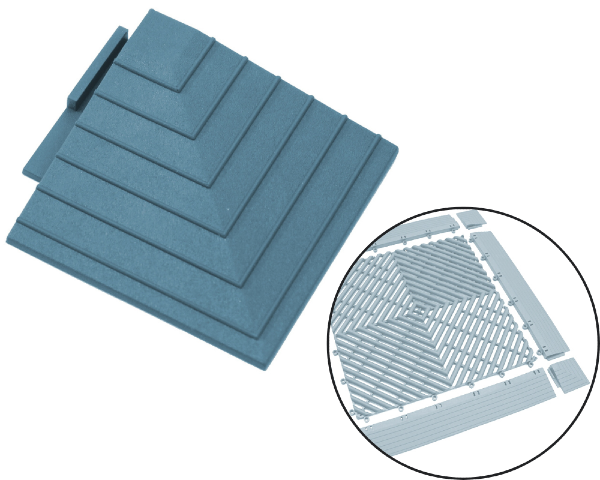 Krawężnik do płytki basenowej Bath Tile Pastel Blue
