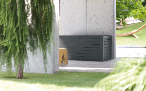 Skrzynia ogrodowa antracyt 280 litrów Woodebox