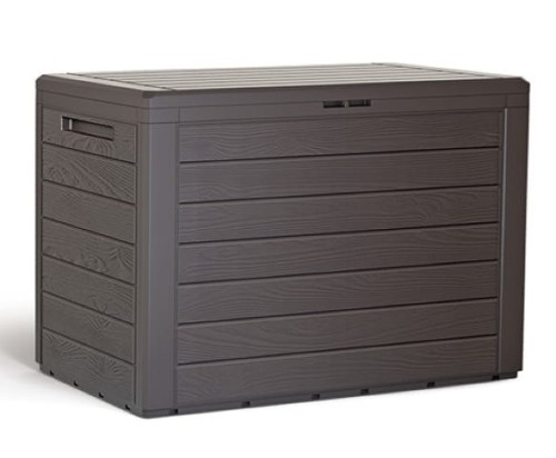 Skrzynia ogrodowa brązowa 190 l Woodebox
