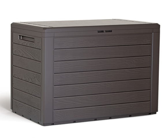 Skrzynia ogrodowa brązowa 190 l Woodebox