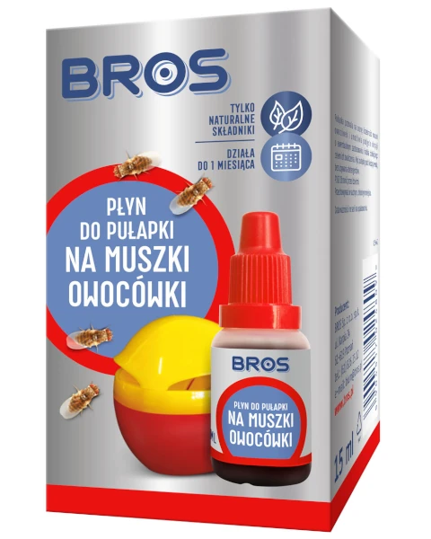 Plyn do pulapki na muszki owocowka BROS