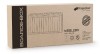 Czarna skrzynia balkonowa ogrodowa 116 x 43 x 55 cm Boardebox