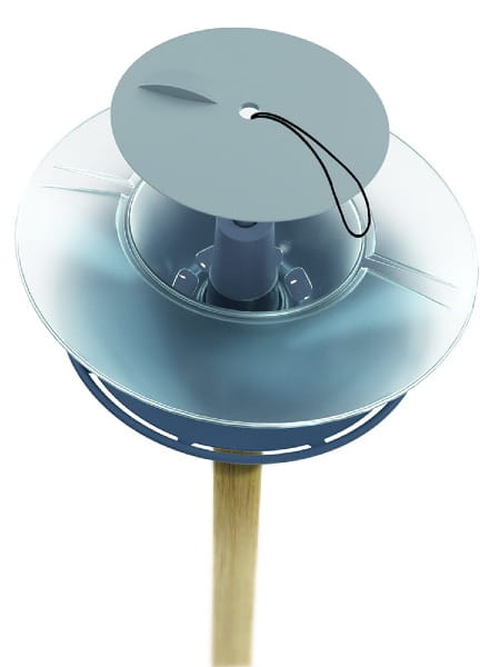 Palik można zamocować na paliku