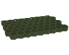 Kratka trawnikowa 60x40x3 cm zielona Ekogrid