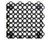 Kratka trawnikowa parkingowa czarna 50x50x4 cm Ekogrid.png