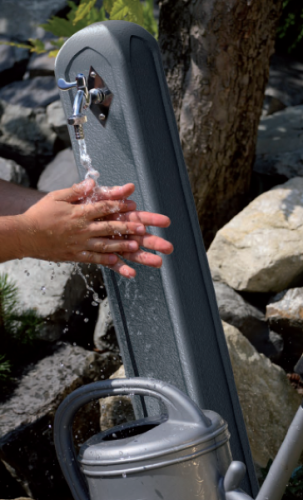 Ogrodowy punkt poboru wody z kranikiem granit Tanker