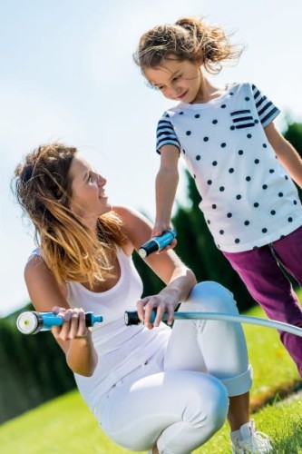 Zraszacz prosty bezstopniowy do podlewania trawnika Ergo Cellfast