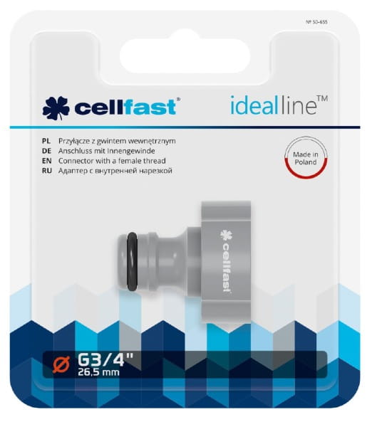 Przyłącze gwint wewnętrzny damski 3/4" Ideal blister