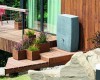 Donica ogrodowa Madera ECO Wood aranzacja na tarasie