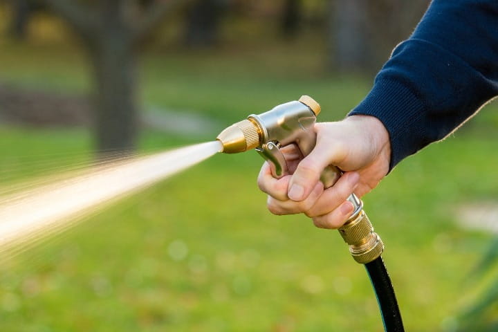 Pistolet zraszający do ogrodu miedziany Brass Cellfast