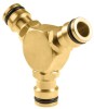 Łącznik trójnik 3/4" / 1/2"- 5/8" BRASS