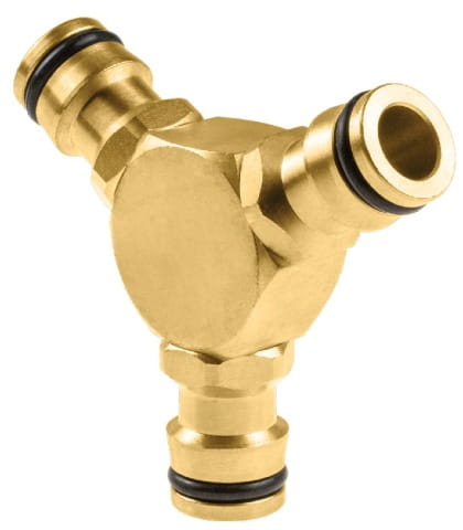 Łącznik trójnik 3/4" / 1/2"- 5/8" BRASS