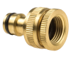 Przyłącze gwint wewnętrzny damski 1/2" - 3/4" mosiądz Brass