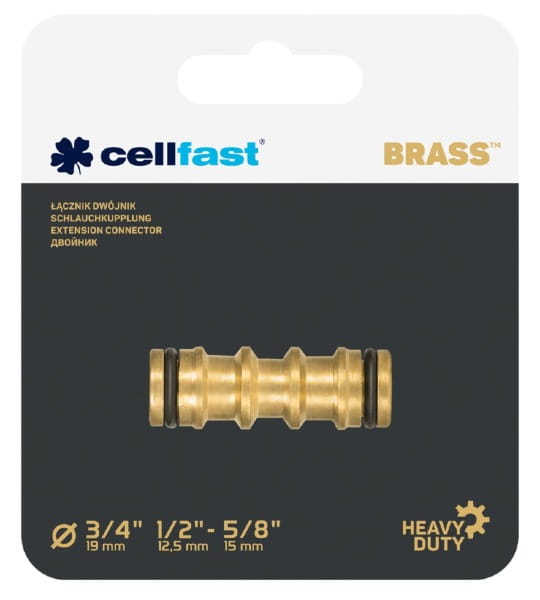 Łącznik dwójnik 3/4" / 1/2"- 5/8" BRASS