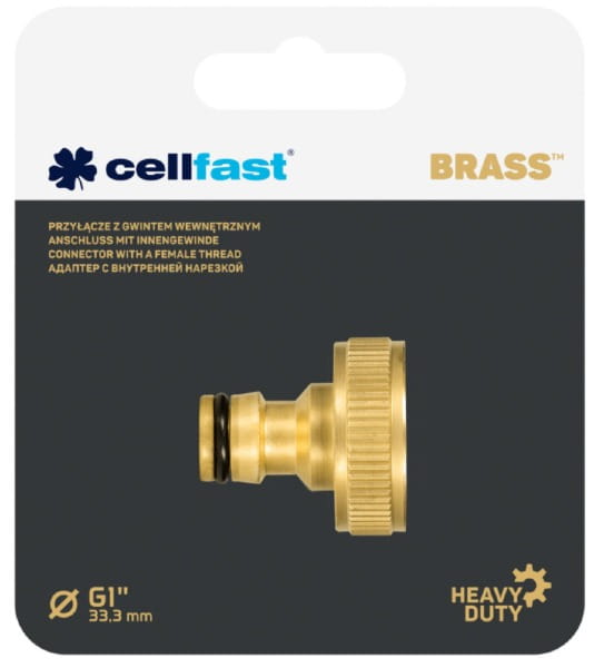 Przyłącze gwint wewnętrzny damski 1" Mosiądz Brass